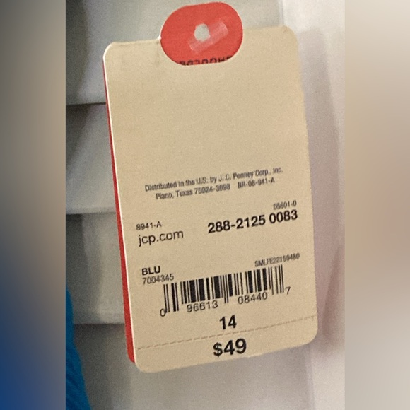 NEW ST JOHNS BAY 3TIER RUFFLE TANKINI TOP SIZE 14 - Picture 5 of 7